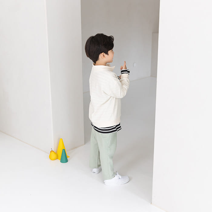 WHITESKETCHBOOK - Korean Children Fashion - #Kfashion4kids - Nomal Tery Pants - 5