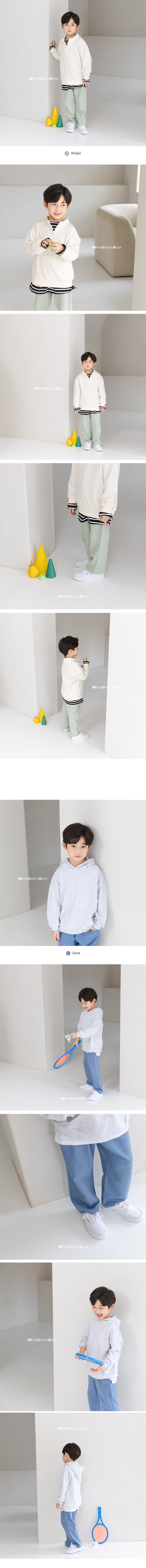 WHITESKETCHBOOK - Korean Children Fashion - #Kfashion4kids - Nomal Tery Pants - 8