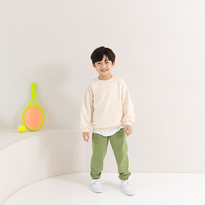 WHITESKETCHBOOK - Korean Children Fashion - #Kfashion4kids - Putty Jogger Pants - 2