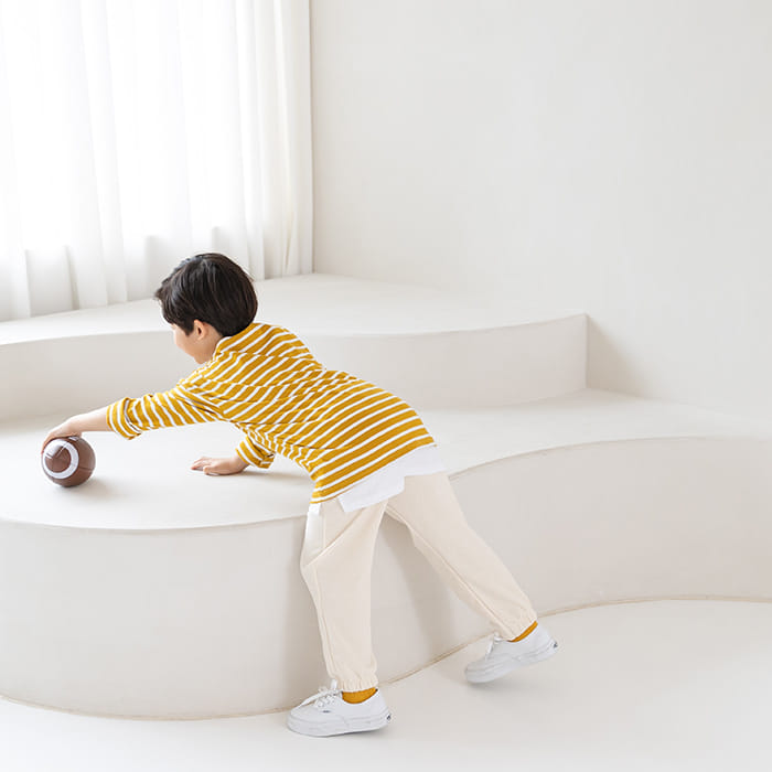 WHITESKETCHBOOK - Korean Children Fashion - #Kfashion4kids - Putty Jogger Pants - 3