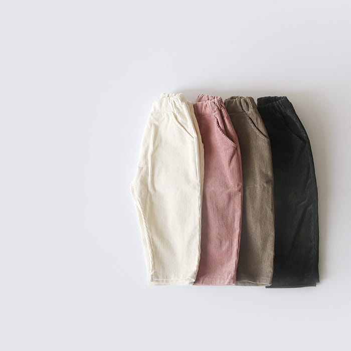WHITESKETCHBOOK - Korean Children Fashion - #Kfashion4kids - Baggy Rib Pants - 4