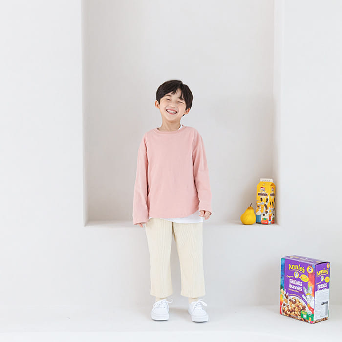 WHITESKETCHBOOK - Korean Children Fashion - #Kfashion4kids - Baggy Rib Pants - 5