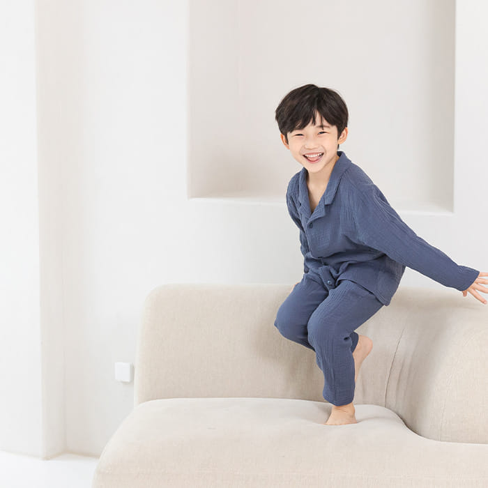 WHITESKETCHBOOK - Korean Children Fashion - #Kfashion4kids - Yoru Pajama Set - 4