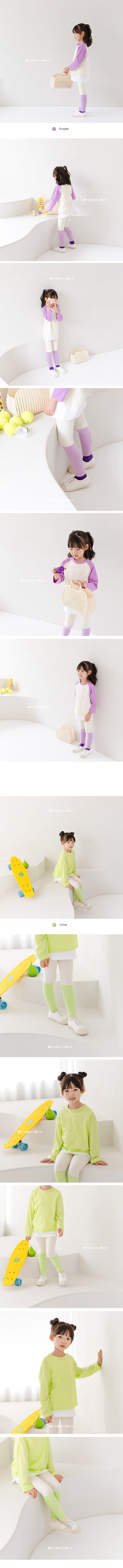 WHITESKETCHBOOK - Korean Children Fashion - #Kfashion4kids - Peach Color Leggings - 9