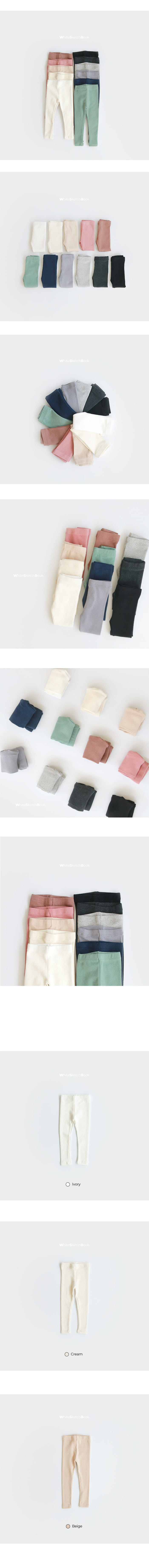 WHITESKETCHBOOK - Korean Children Fashion - #Kfashion4kids - Tok Tok Leggings - 9