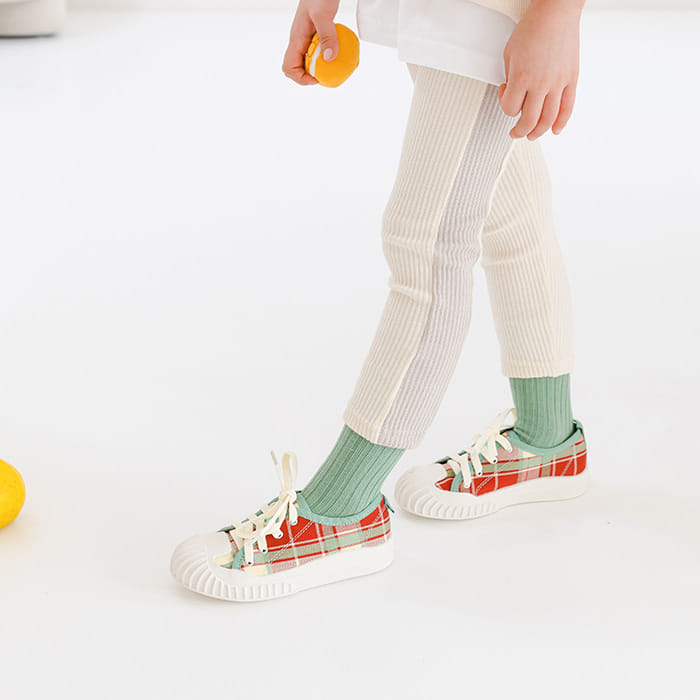 WHITESKETCHBOOK - Korean Children Fashion - #Kfashion4kids - Side Color Leggings