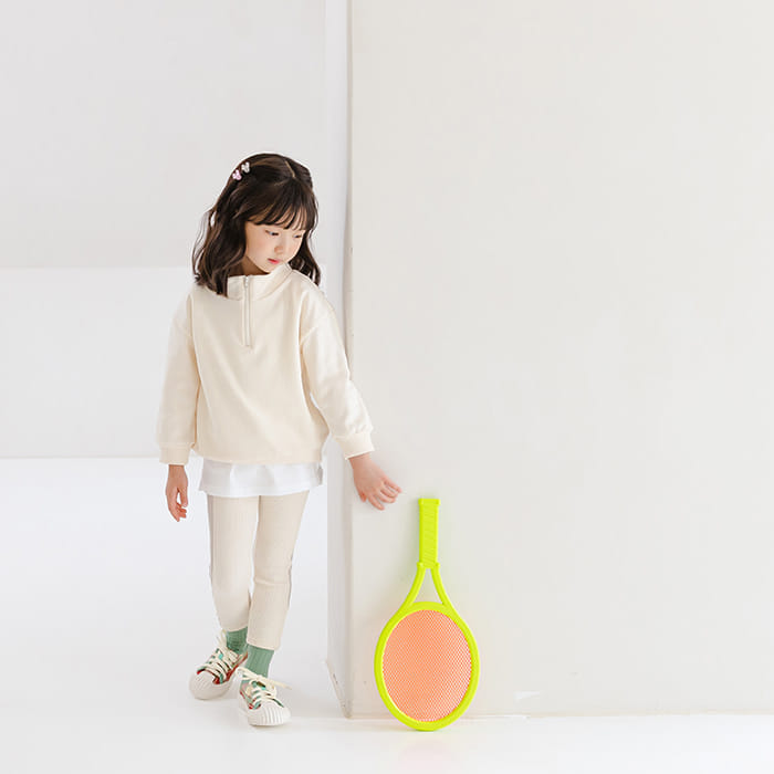 WHITESKETCHBOOK - Korean Children Fashion - #Kfashion4kids - Side Color Leggings - 2