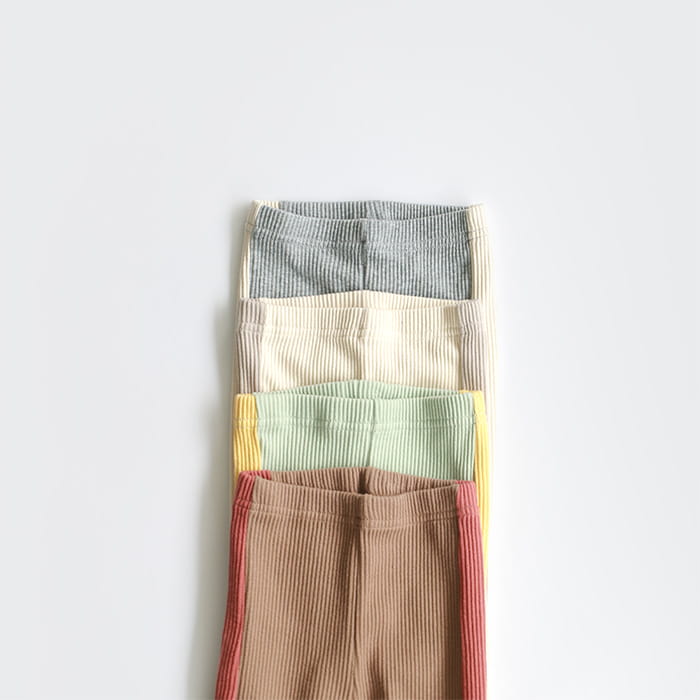 WHITESKETCHBOOK - Korean Children Fashion - #Kfashion4kids - Side Color Leggings - 3