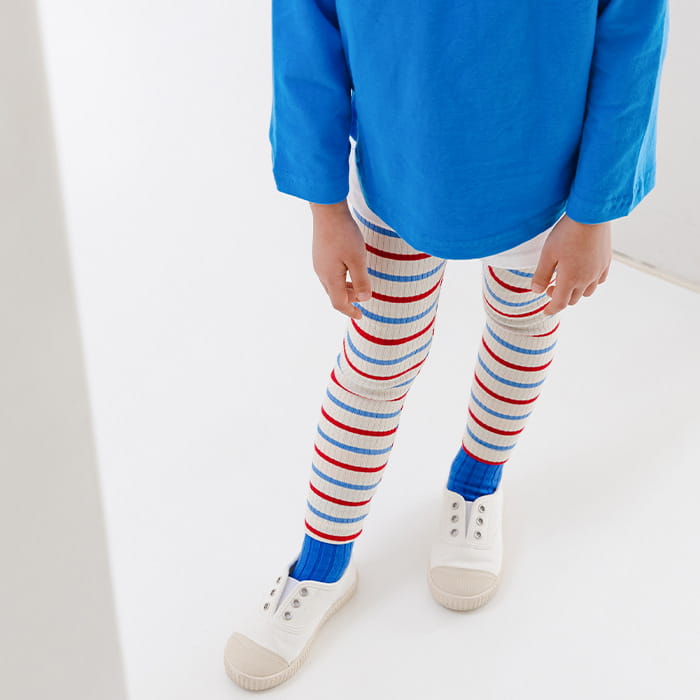 WHITESKETCHBOOK - Korean Children Fashion - #Kfashion4kids - New Tangle Rib Leggings