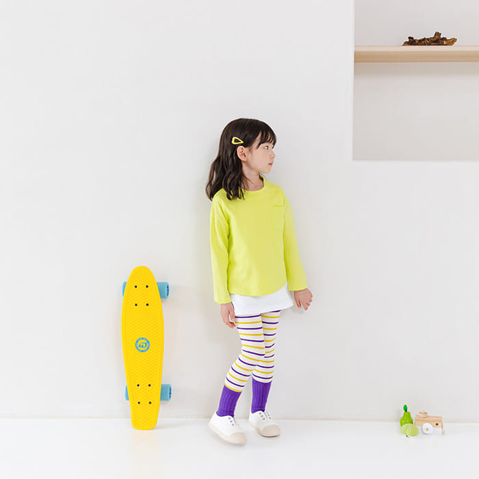 WHITESKETCHBOOK - Korean Children Fashion - #Kfashion4kids - New Tangle Rib Leggings - 4