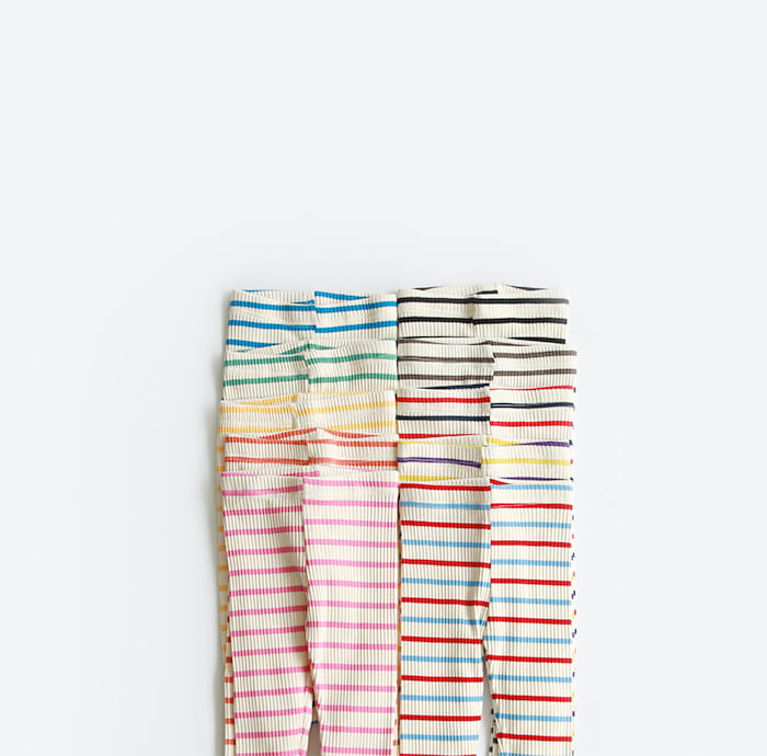 WHITESKETCHBOOK - Korean Children Fashion - #Kfashion4kids - New Tangle Rib Leggings - 6