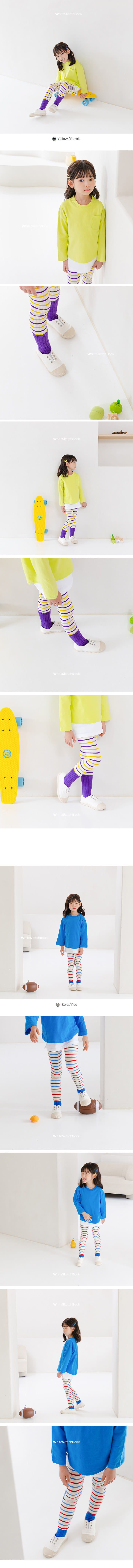 WHITESKETCHBOOK - Korean Children Fashion - #Kfashion4kids - New Tangle Rib Leggings - 8