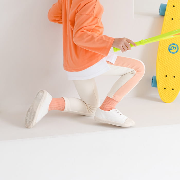 WHITESKETCHBOOK - Korean Children Fashion - #Kfashion4kids - Milk Color Leggings - 5