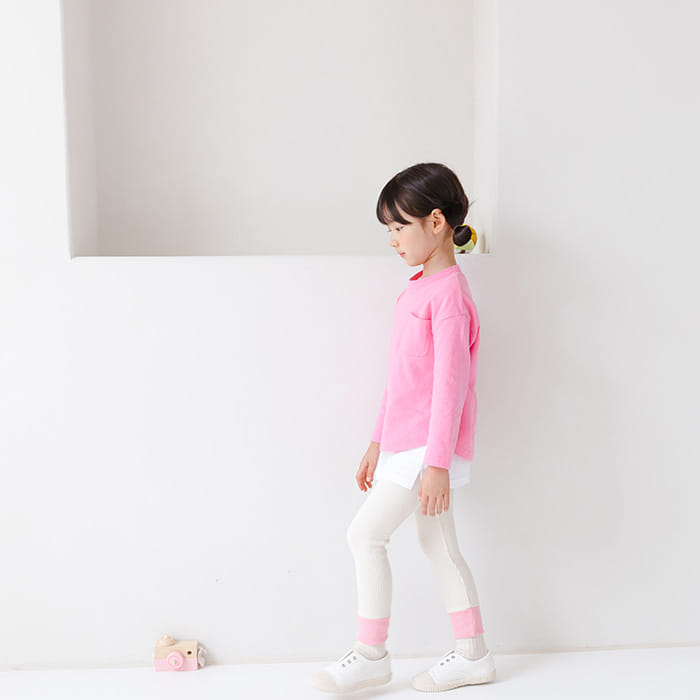 WHITESKETCHBOOK - Korean Children Fashion - #Kfashion4kids - Macaroon Leggings - 3