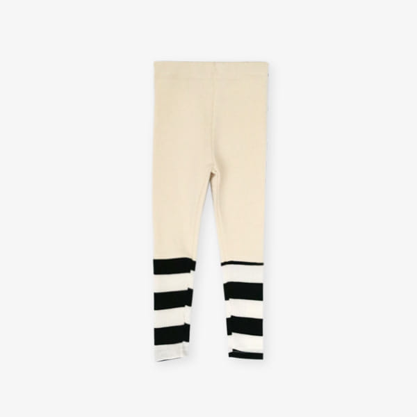 WHITESKETCHBOOK - Korean Children Fashion - #Kfashion4kids - Stripes Color Leggings - 3