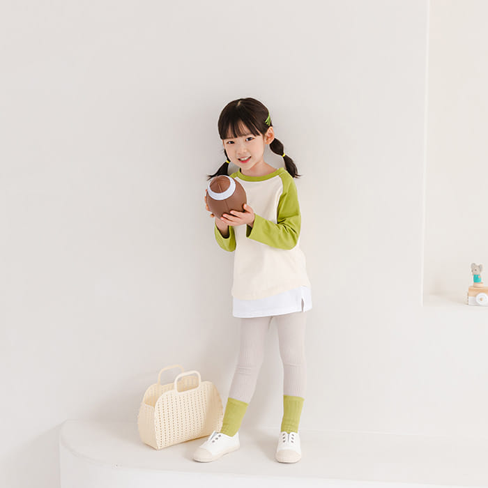 WHITESKETCHBOOK - Korean Children Fashion - #Kfashion4kids - Rib Leggings - 3