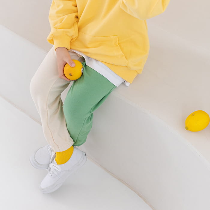 WHITESKETCHBOOK - Korean Children Fashion - #Kfashion4kids - Half Jogger Pants