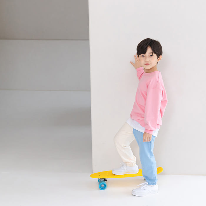 WHITESKETCHBOOK - Korean Children Fashion - #Kfashion4kids - Half Jogger Pants - 4