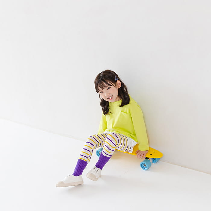 WHITESKETCHBOOK - Korean Children Fashion - #Kfashion4kids - Single Pocket Tee