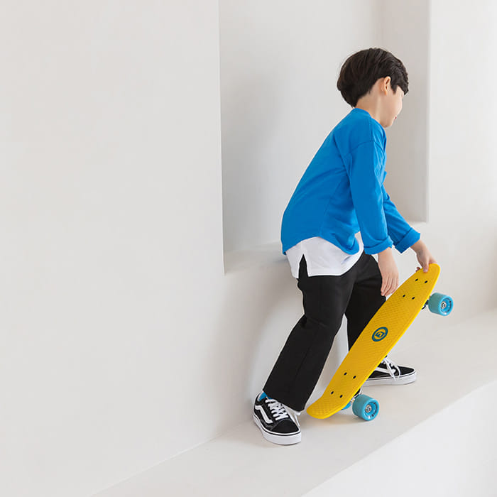 WHITESKETCHBOOK - Korean Children Fashion - #Kfashion4kids - Single Pocket Tee - 6