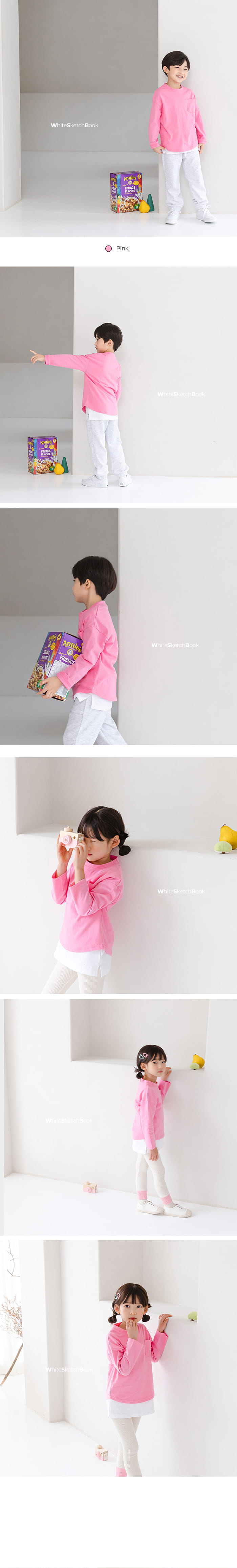 WHITESKETCHBOOK - Korean Children Fashion - #Kfashion4kids - Single Pocket Tee - 9