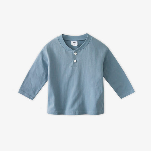 WHITESKETCHBOOK - Korean Children Fashion - #Kfashion4kids - Herny Neck Tee - 5