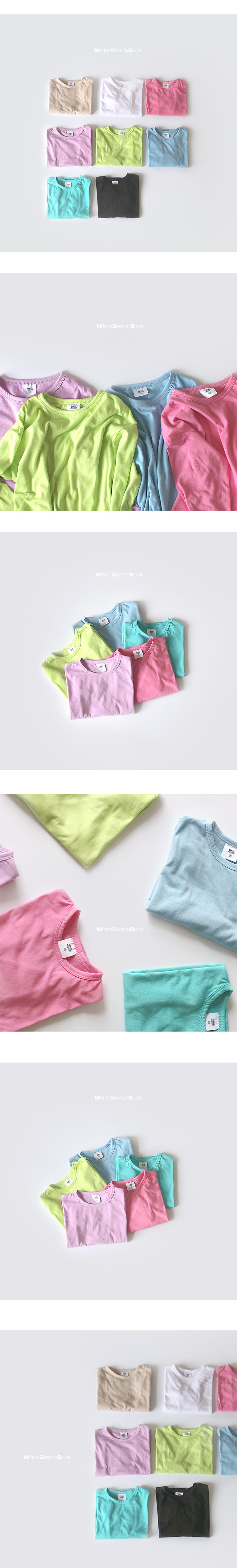 WHITESKETCHBOOK - Korean Children Fashion - #Kfashion4kids - Softly Washing Tee - 9