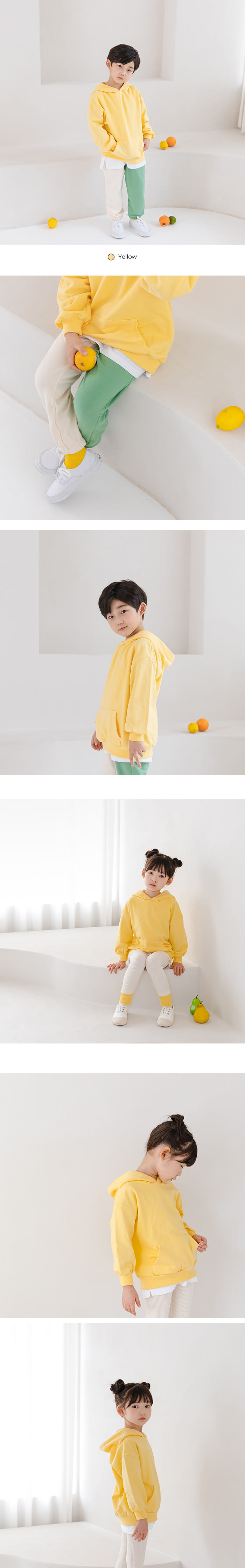 WHITESKETCHBOOK - Korean Children Fashion - #Kfashion4kids - Basic Hoody  - 8