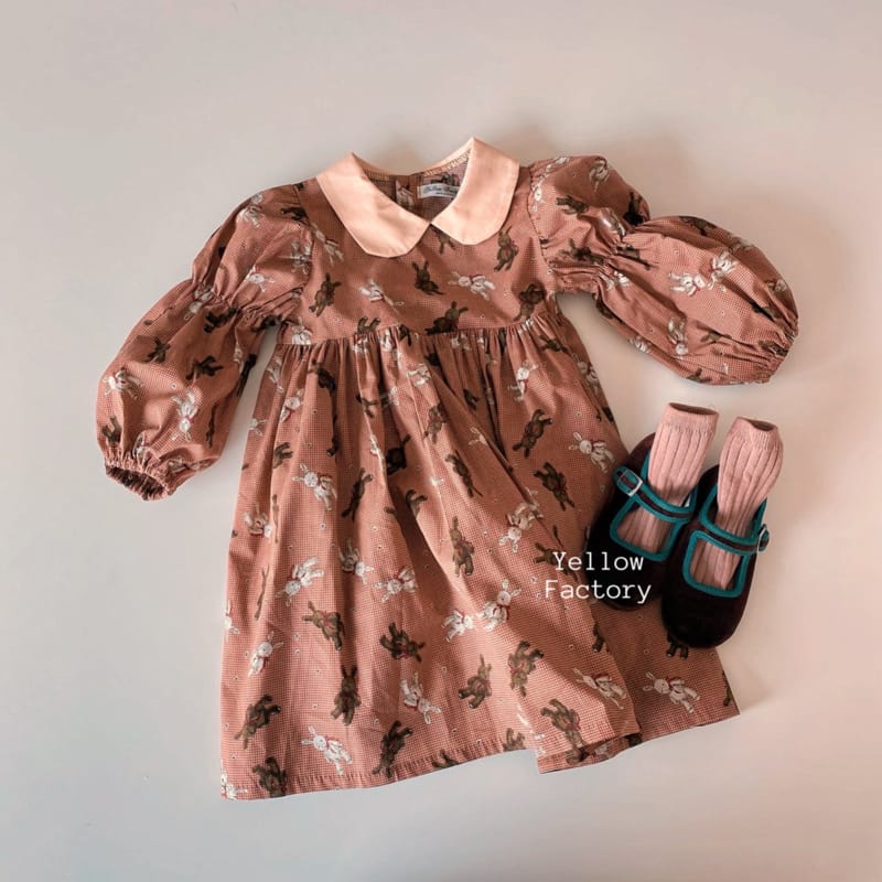 YELLOW FACTORY - Korean Children Fashion - #Kfashion4kids - Rabbit One-piece
