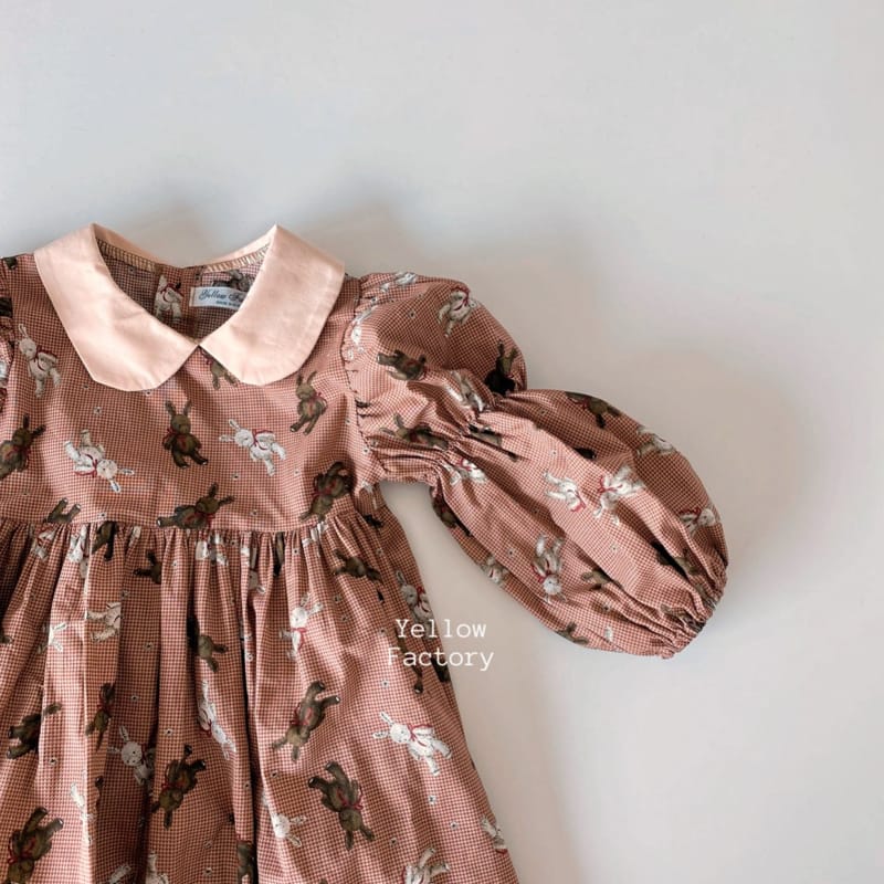 YELLOW FACTORY - Korean Children Fashion - #Kfashion4kids - Rabbit One-piece - 3