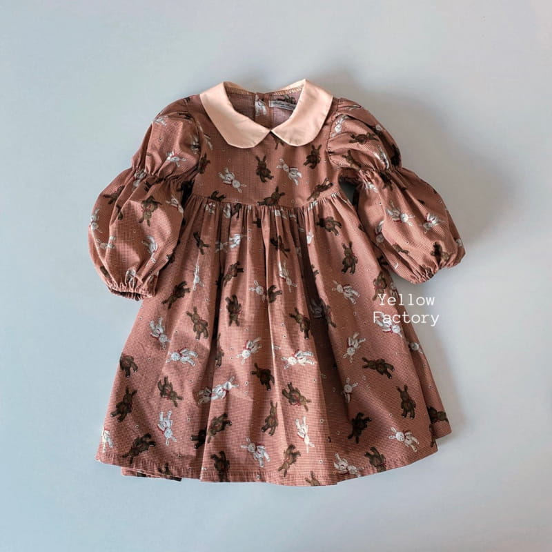 YELLOW FACTORY - Korean Children Fashion - #Kfashion4kids - Rabbit One-piece - 7
