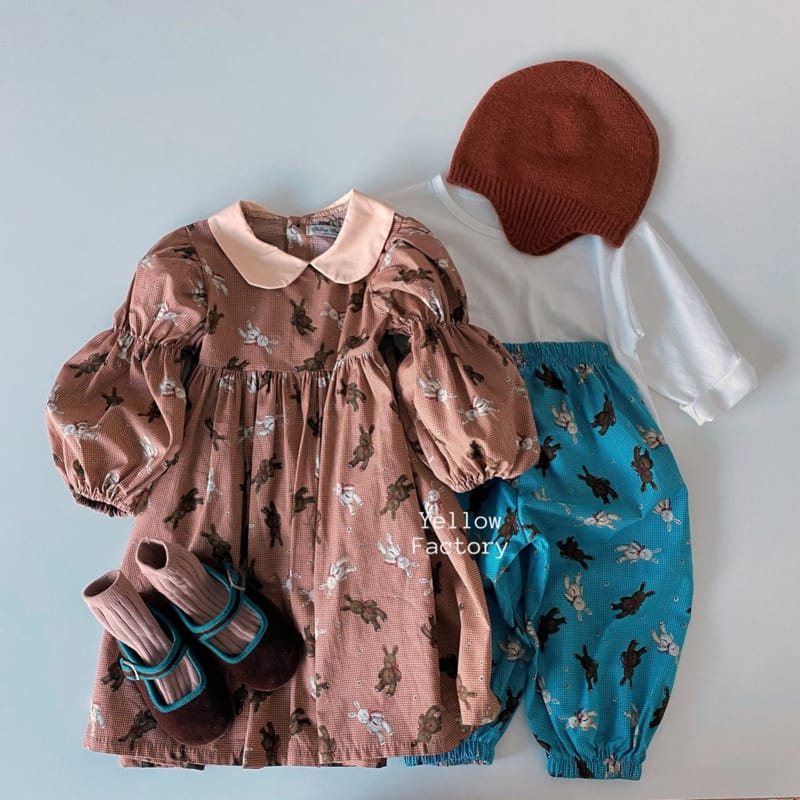 YELLOW FACTORY - Korean Children Fashion - #Kfashion4kids - Rabbit One-piece - 8