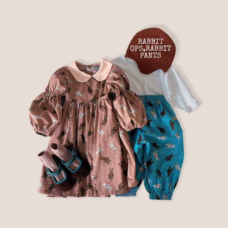 YELLOW FACTORY - Korean Children Fashion - #Kfashion4kids - Rabbit One-piece - 9