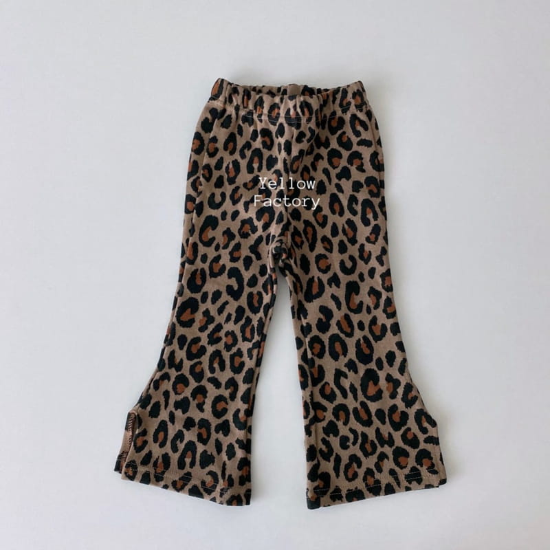 YELLOW FACTORY - Korean Children Fashion - #Kfashion4kids - Pattern Pants Leopard