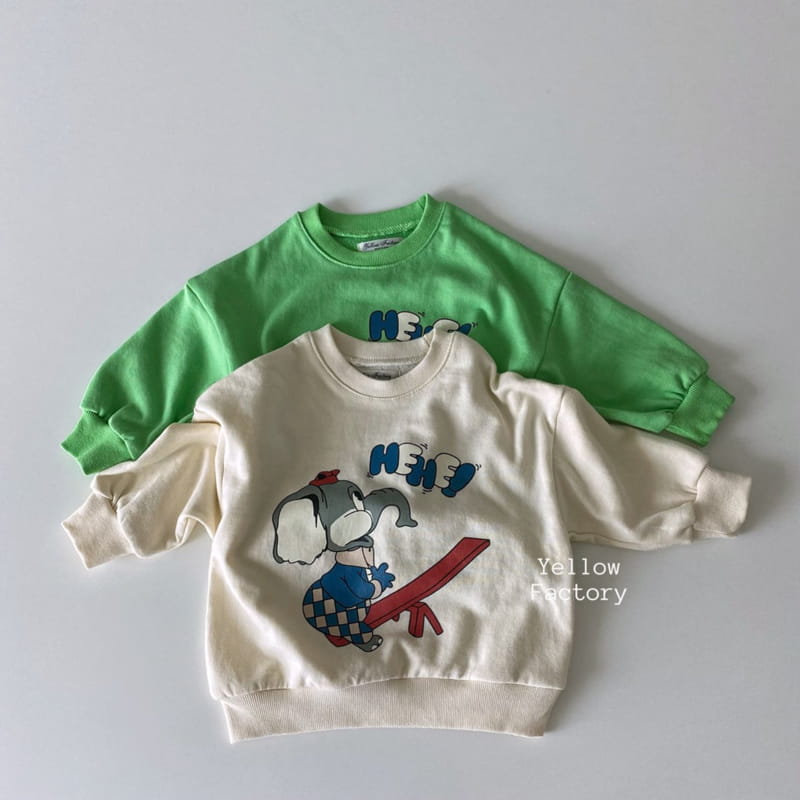 YELLOW FACTORY - Korean Children Fashion - #Kfashion4kids - Hehe Sweatshirt