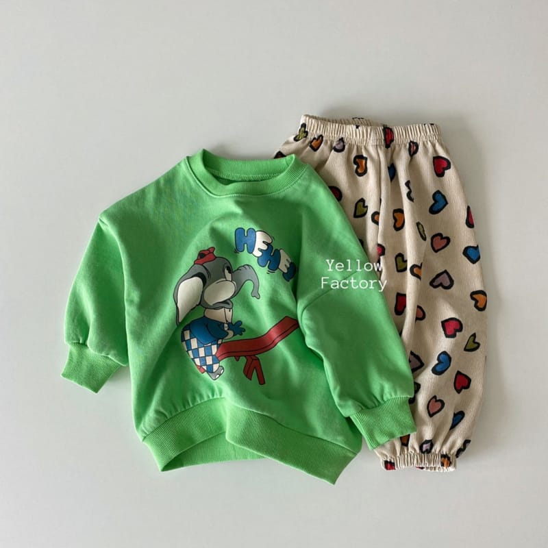 YELLOW FACTORY - Korean Children Fashion - #Kfashion4kids - Hehe Sweatshirt - 5