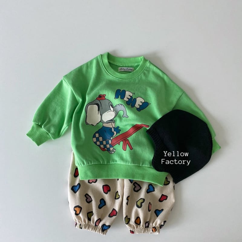 YELLOW FACTORY - Korean Children Fashion - #Kfashion4kids - Hehe Sweatshirt - 6