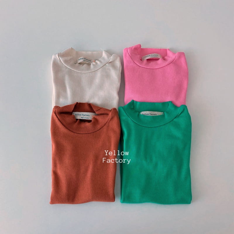 YELLOW FACTORY - Korean Children Fashion - #Kfashion4kids - Net Turtleneck