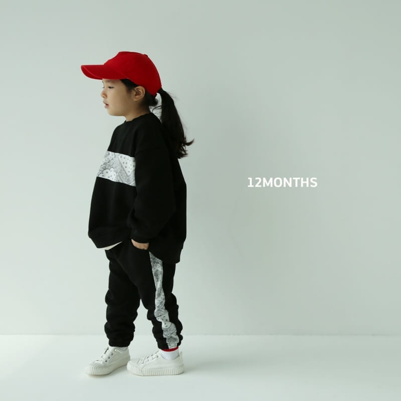 12 MONTH - Korean Children Fashion - #Kfashion4kids - A Paisely Top Bottom Set