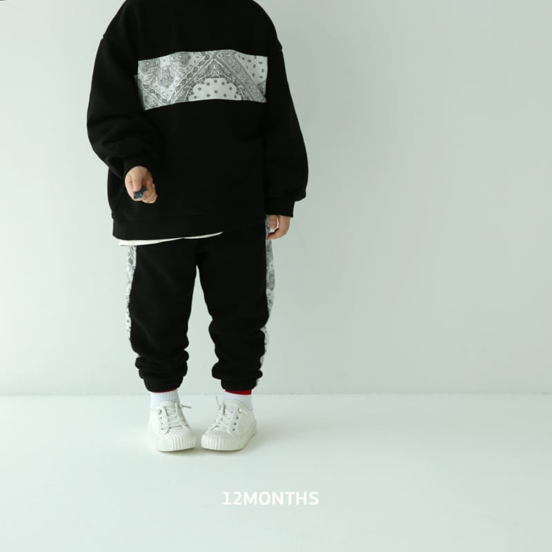 12 MONTH - Korean Children Fashion - #Kfashion4kids - A Paisely Top Bottom Set - 2