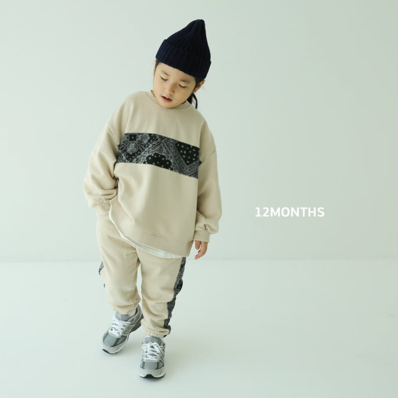 12 MONTH - Korean Children Fashion - #Kfashion4kids - A Paisely Top Bottom Set - 3