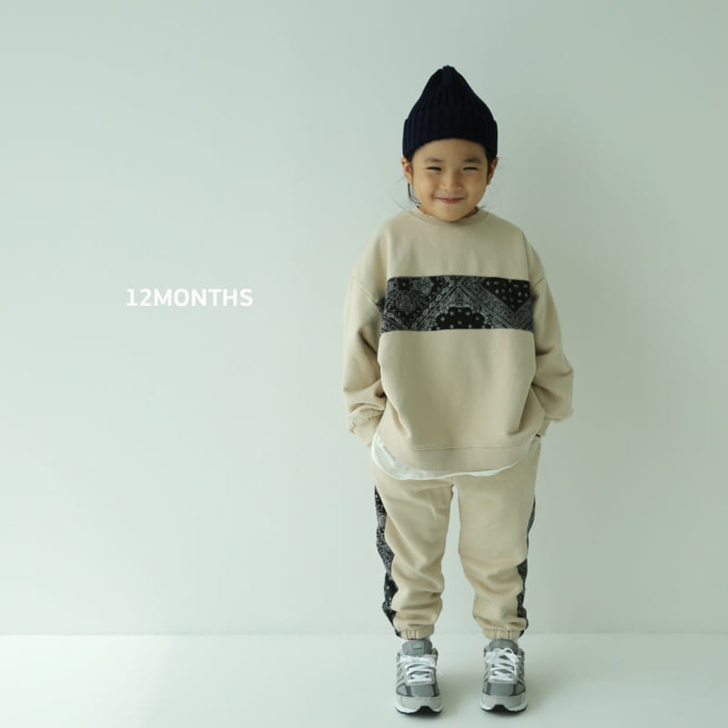 12 MONTH - Korean Children Fashion - #Kfashion4kids - A Paisely Top Bottom Set - 5