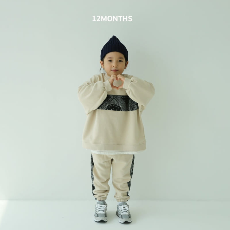 12 MONTH - Korean Children Fashion - #Kfashion4kids - A Paisely Top Bottom Set - 6