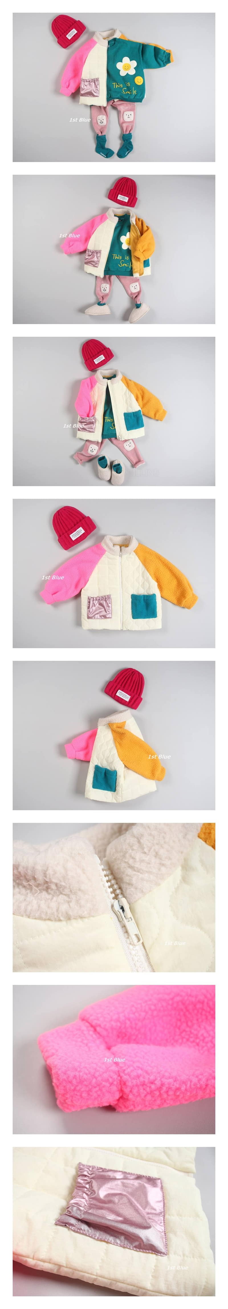 1ST BLUE - Korean Children Fashion - #Kfashion4kids - Dalgona Jumper