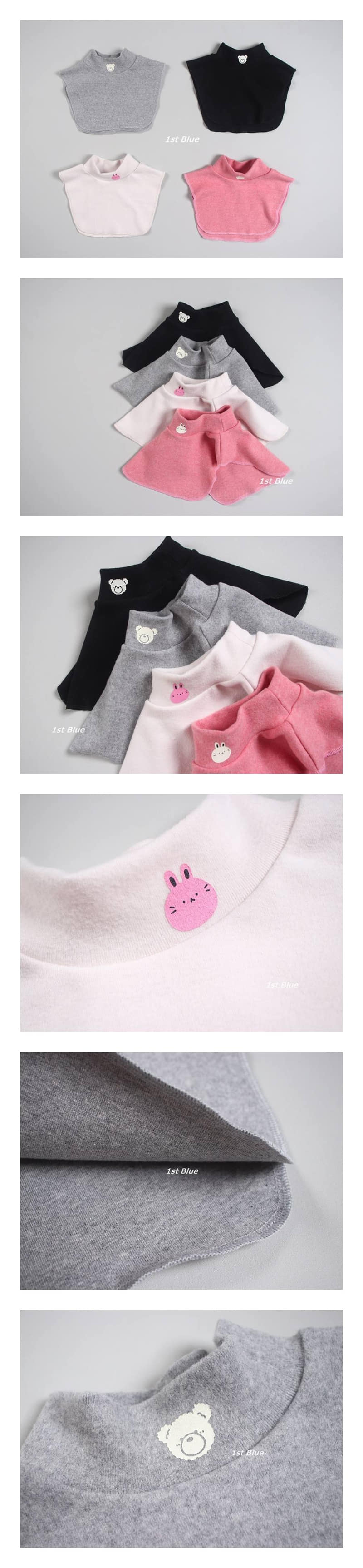 1ST BLUE - Korean Children Fashion - #Kfashion4kids - Half Turtleneck Warmer