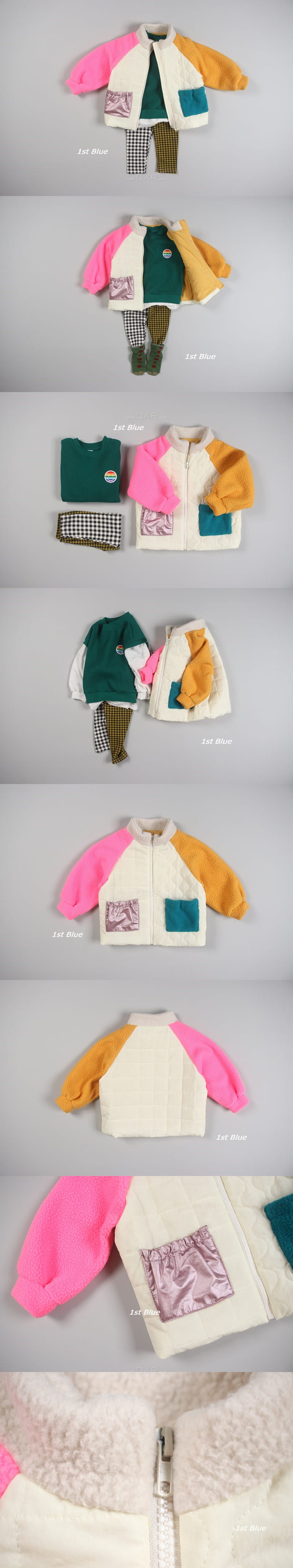 1ST BLUE - Korean Children Fashion - #Kfashion4kids - Dalgona Jumper