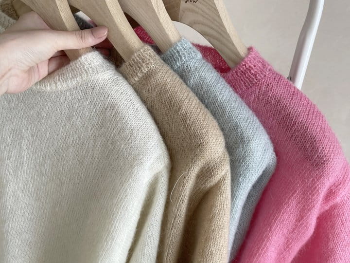 AFTER GLOW - Korean Children Fashion - #Kfashion4kids - Mohair Short Sleeves Knit - 12