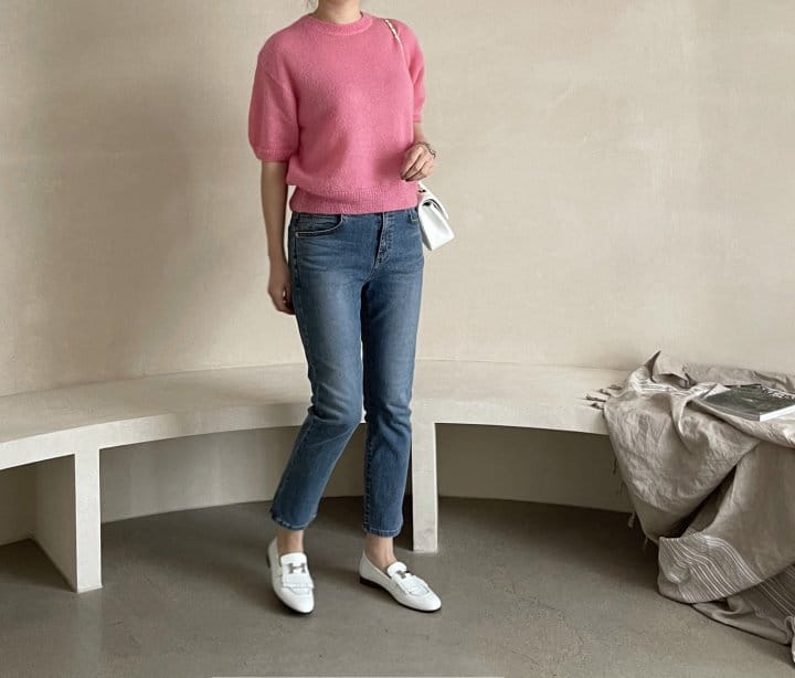 AFTER GLOW - Korean Children Fashion - #Kfashion4kids - Mohair Short Sleeves Knit - 8