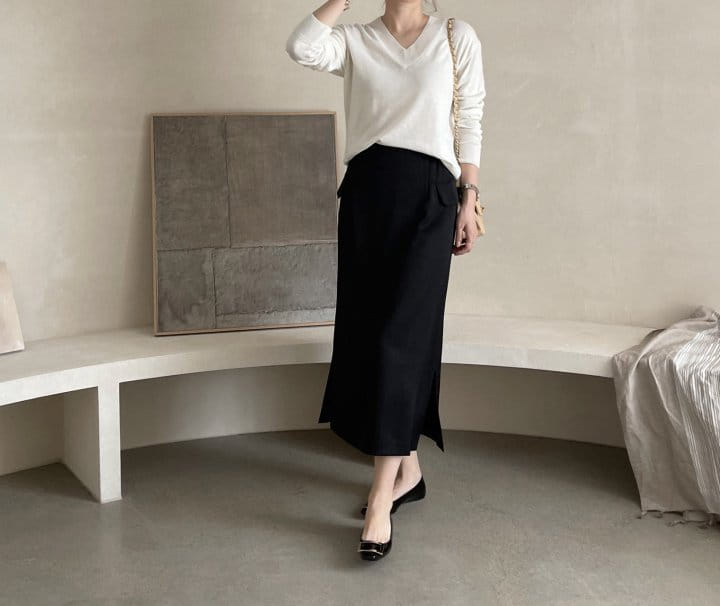 AFTER GLOW - Korean Children Fashion - #Kfashion4kids - Wool V Neck Knit - 3