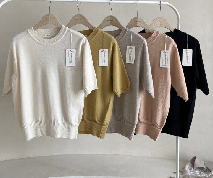 AFTER GLOW - Korean Children Fashion - #Kfashion4kids - Monaco Short Sleeves Knit - 11